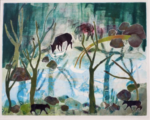 16 x 20, monoprint